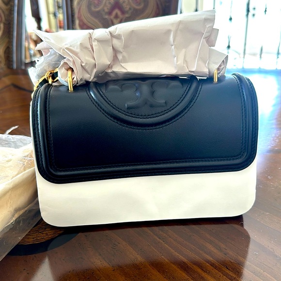 Tory Burch Handbags - New Tory Burch Fleming Matte Small , Bag black , Style: 755776 . RN # 111395